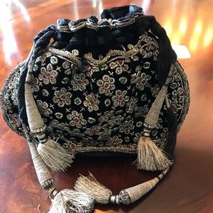 Hand made beaded bag